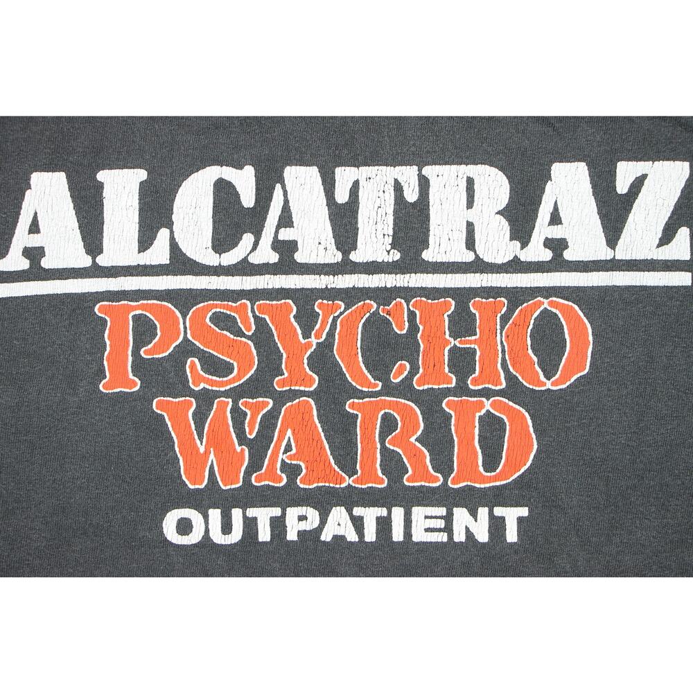 Alcatraz Psycho Ward Patient Tee T Shirt L
